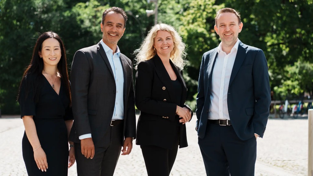 Fra venstre: Anh Ngoc Tran, Raman Bhatnagar, Iselin Nord-Varhaug og Daniel Hansen